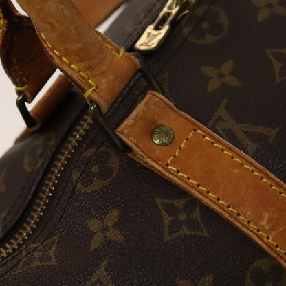 Louis Vuitton Keepall 45, Brown, Canvas, travel