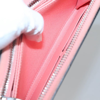 Louis Vuitton Portefeuille zippy, Blue, Leather, wallet