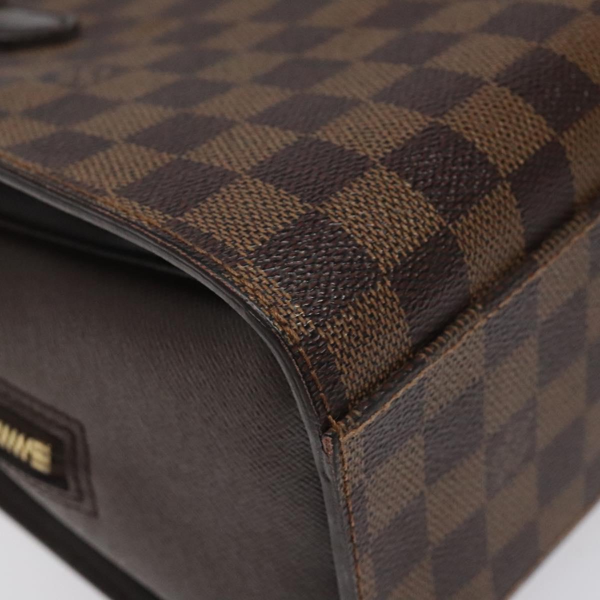 Louis Vuitton Triana, Brown, Canvas, handbag