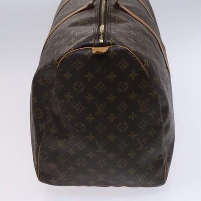 Louis Vuitton Keepall 60, Brown, Canvas, travel