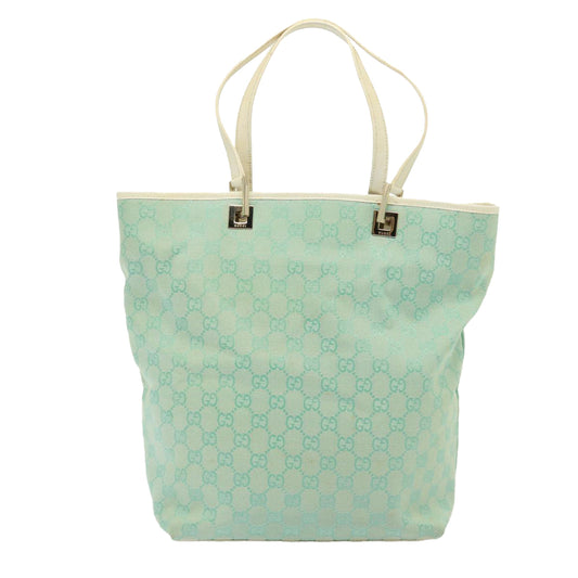 Gucci GG canvas, Blue, Canvas, shoulder