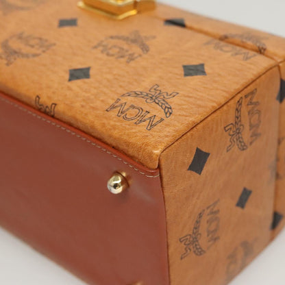 MCM Visetos, Brown, Canvas, handbag
