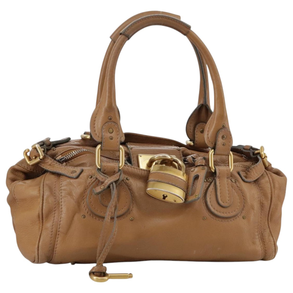 Chloé Paddington, Brown, Leather, handbag