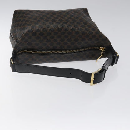 Céline Macadam, Brown, Canvas, shoulder
