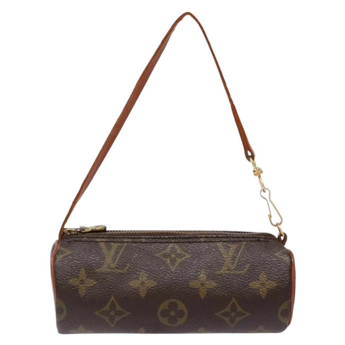 Louis Vuitton Papillon Handbag Monogram Canvas, BROWN, CANVAS, Handbag