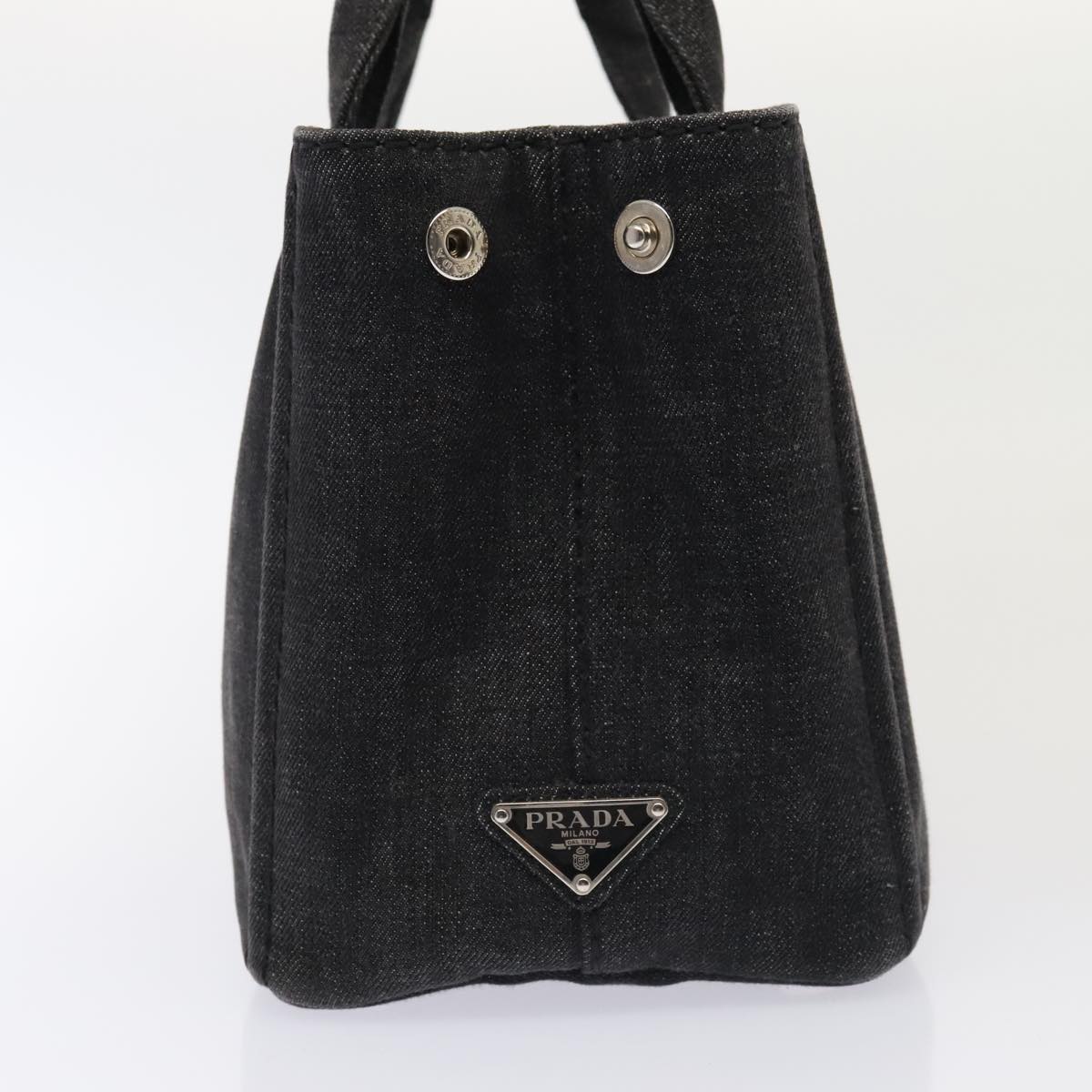 Prada Canapa, Black, Denim - Jeans, tote