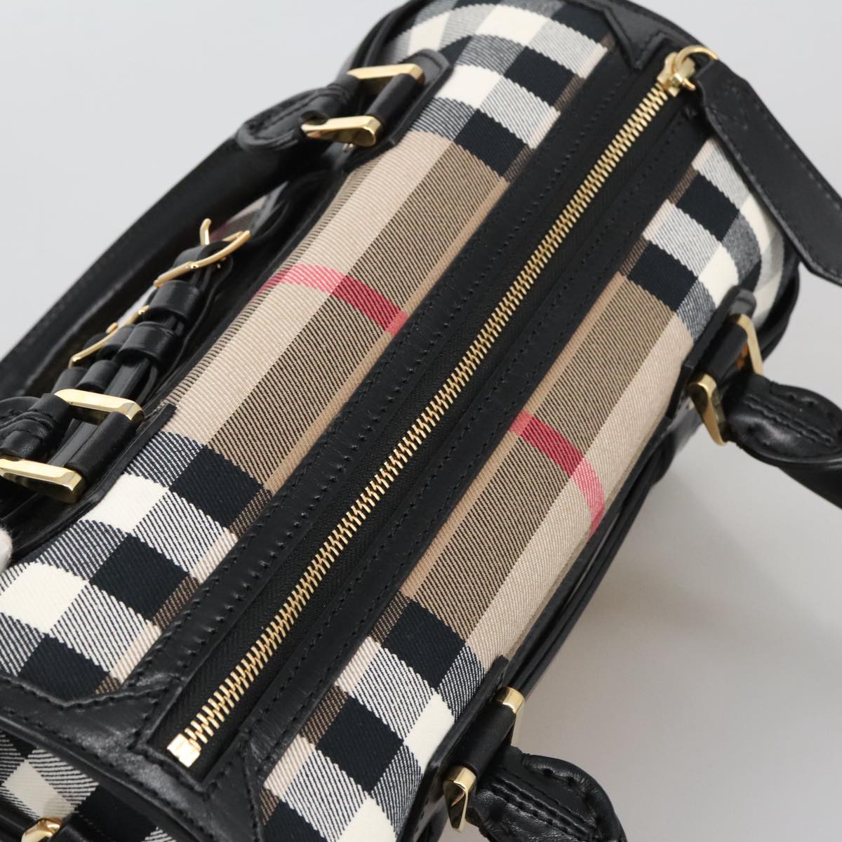 Burberry Nova Check, Beige, Canvas, handbag