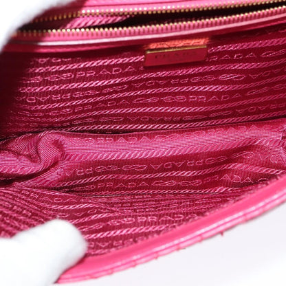 Prada Turnlock, Pink, Leather, shoulder