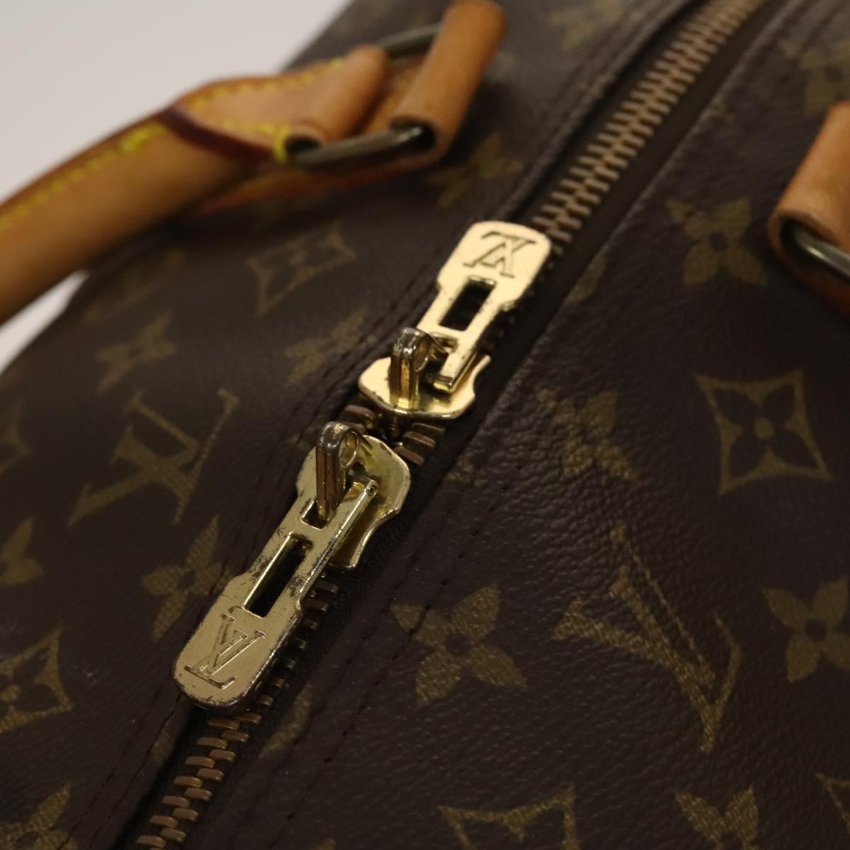 Louis Vuitton Keepall Bandoulière 60, Brown, Canvas, travel