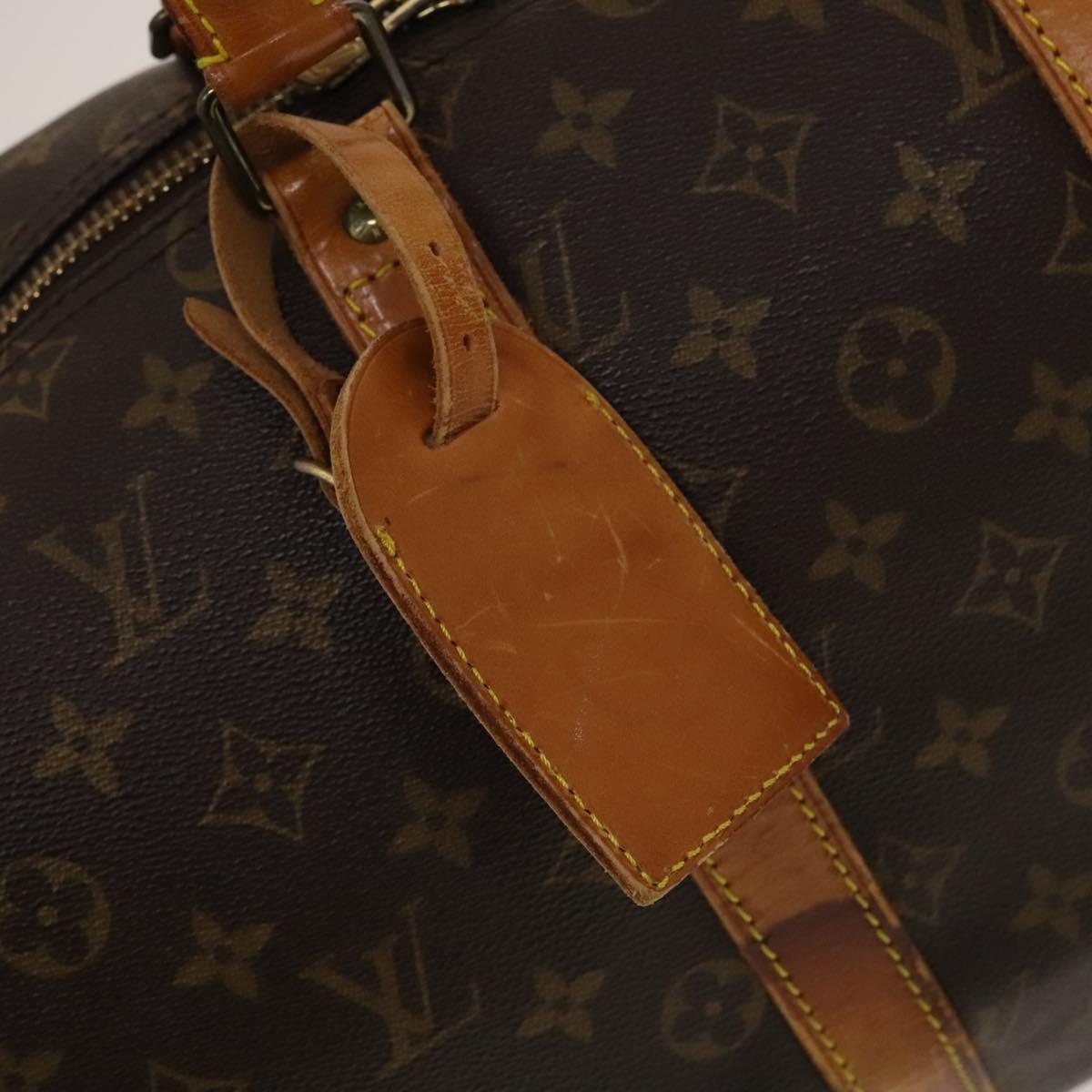 Louis Vuitton Keepall 45, Brown, Canvas, travel