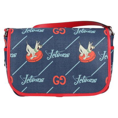 Gucci, Blue, Canvas, shoulder