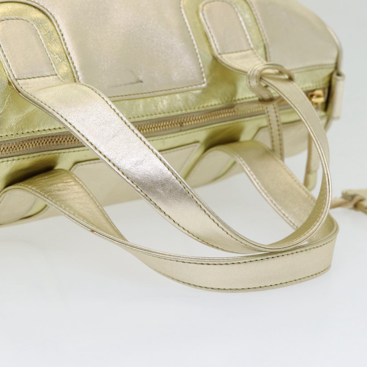 Loewe --, Gold, Leather, handbag