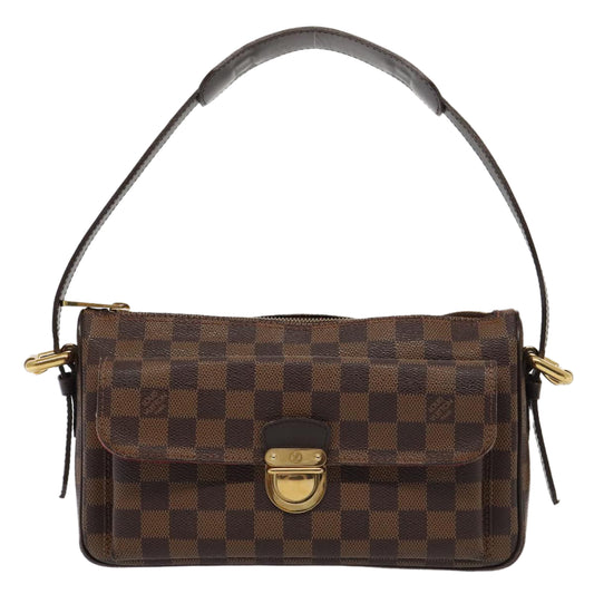 Louis Vuitton Ravello GM, Brown, Canvas, shoulder