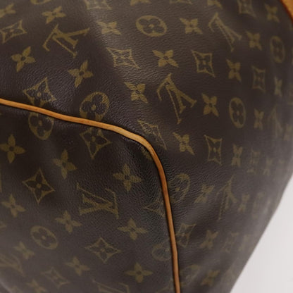 Louis Vuitton Keepall 55, Brown, Canvas, travel