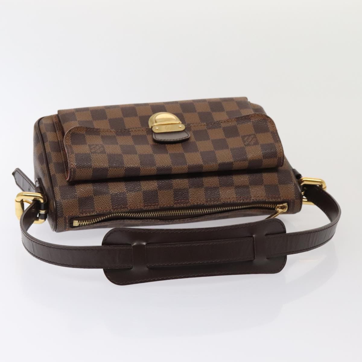 Louis Vuitton Ravello GM, Brown, Canvas, shoulder