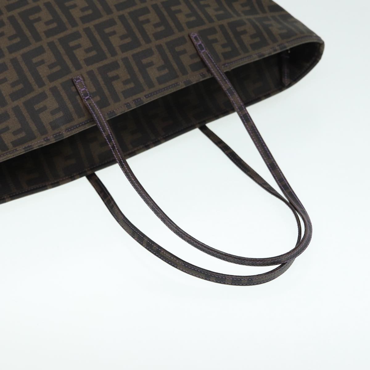 Fendi Zucca, Brown, Canvas, tote