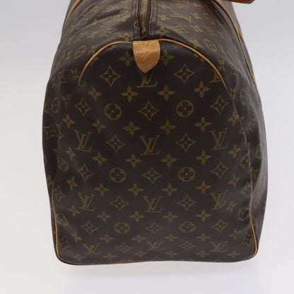 Louis Vuitton Keepall 60, Brown, Canvas, travel