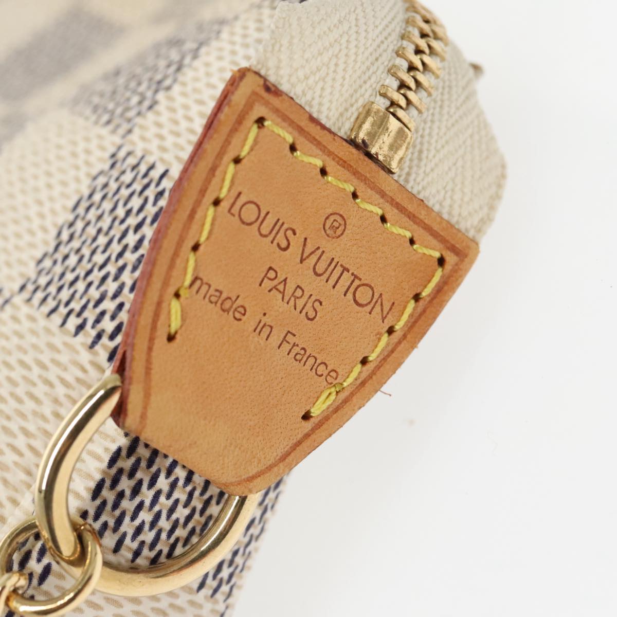Louis Vuitton Pochette Accessoire, Grey, Canvas, handbag
