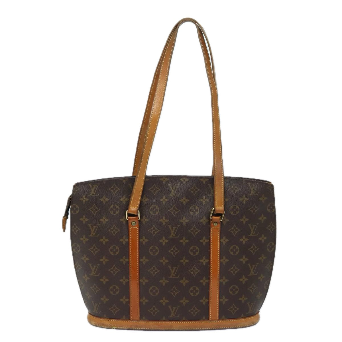 Louis Vuitton Babylone, Brown, Canvas, tote