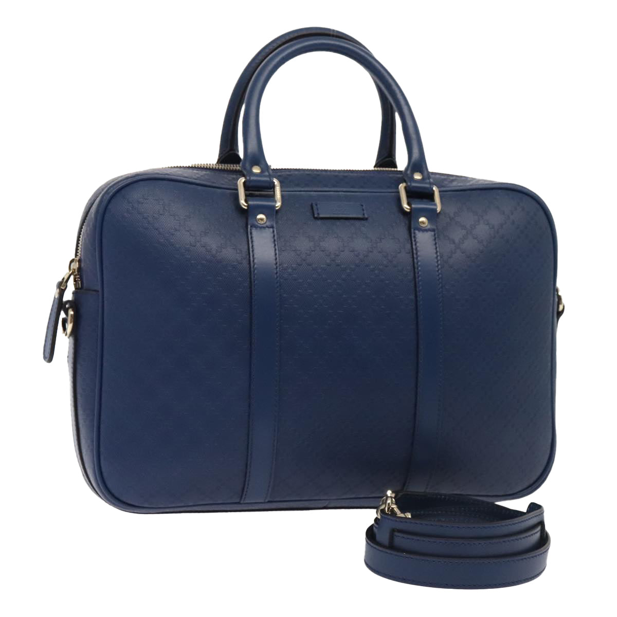 Gucci Diamante, Navy, Leather, briefcase