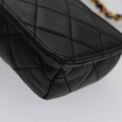 Chanel Phone case, Black, Leather, clutch