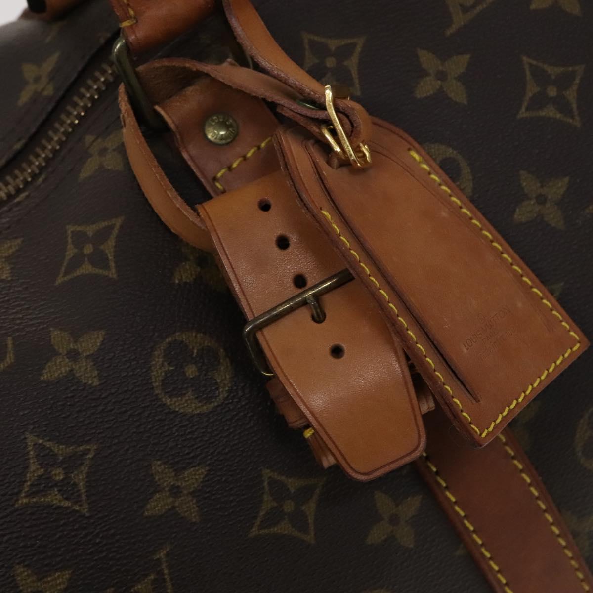 Louis Vuitton Keepall 60, Brown, Canvas, travel
