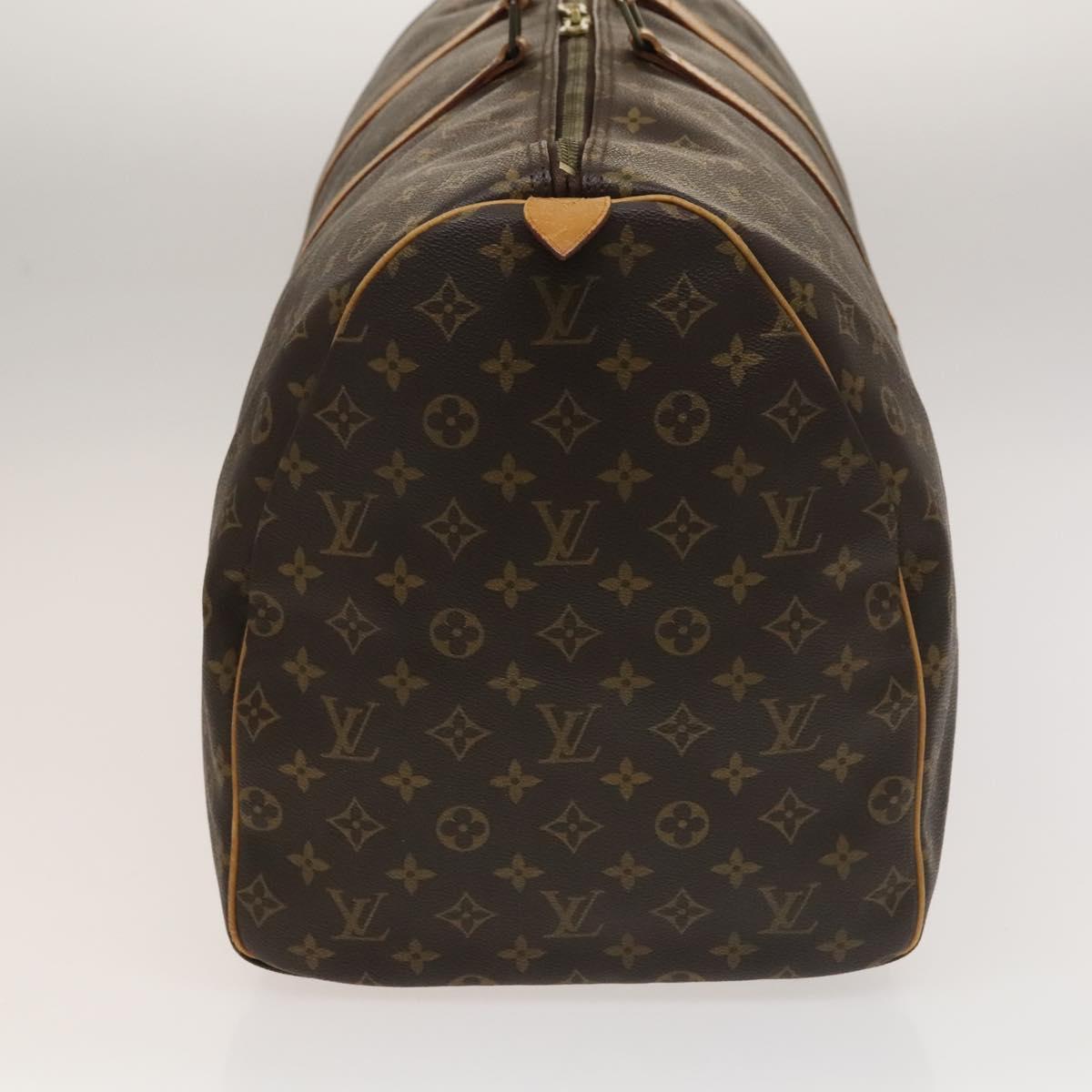 Louis Vuitton Keepall 60, Brown, Canvas, travel