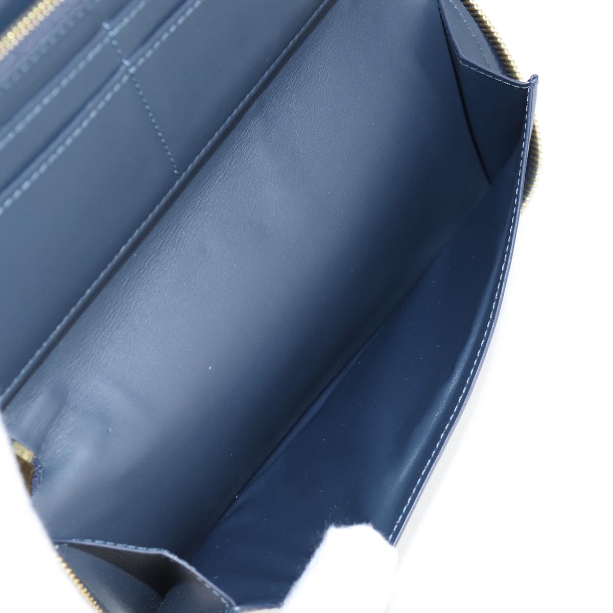 Louis Vuitton Nigo, Navy, Leather, wallet