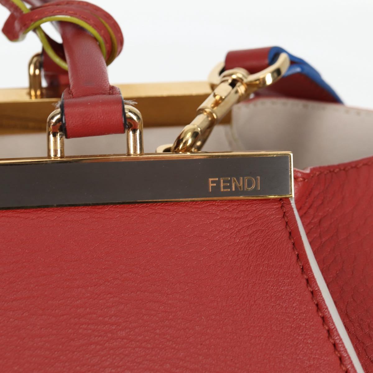 Fendi 3Jours, "BROWN,GOLD", Leather, tote