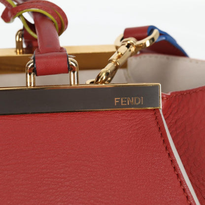 Fendi 3Jours, "BROWN,GOLD", Leather, tote