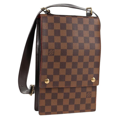 Louis Vuitton Portobello, Brown, Canvas, shoulder
