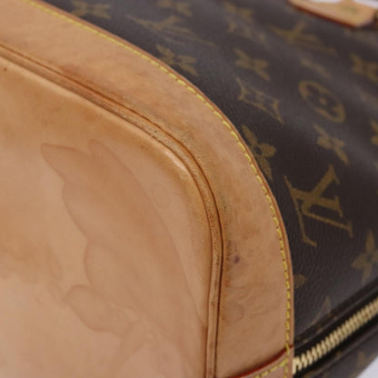 Louis Vuitton Alma, Brown, Canvas, handbag