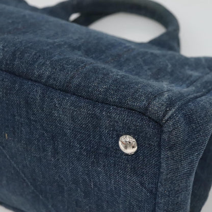 Prada Canapa, Blue, Denim - Jeans, tote