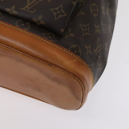 Louis Vuitton Montsouris, Brown, Canvas, backpack