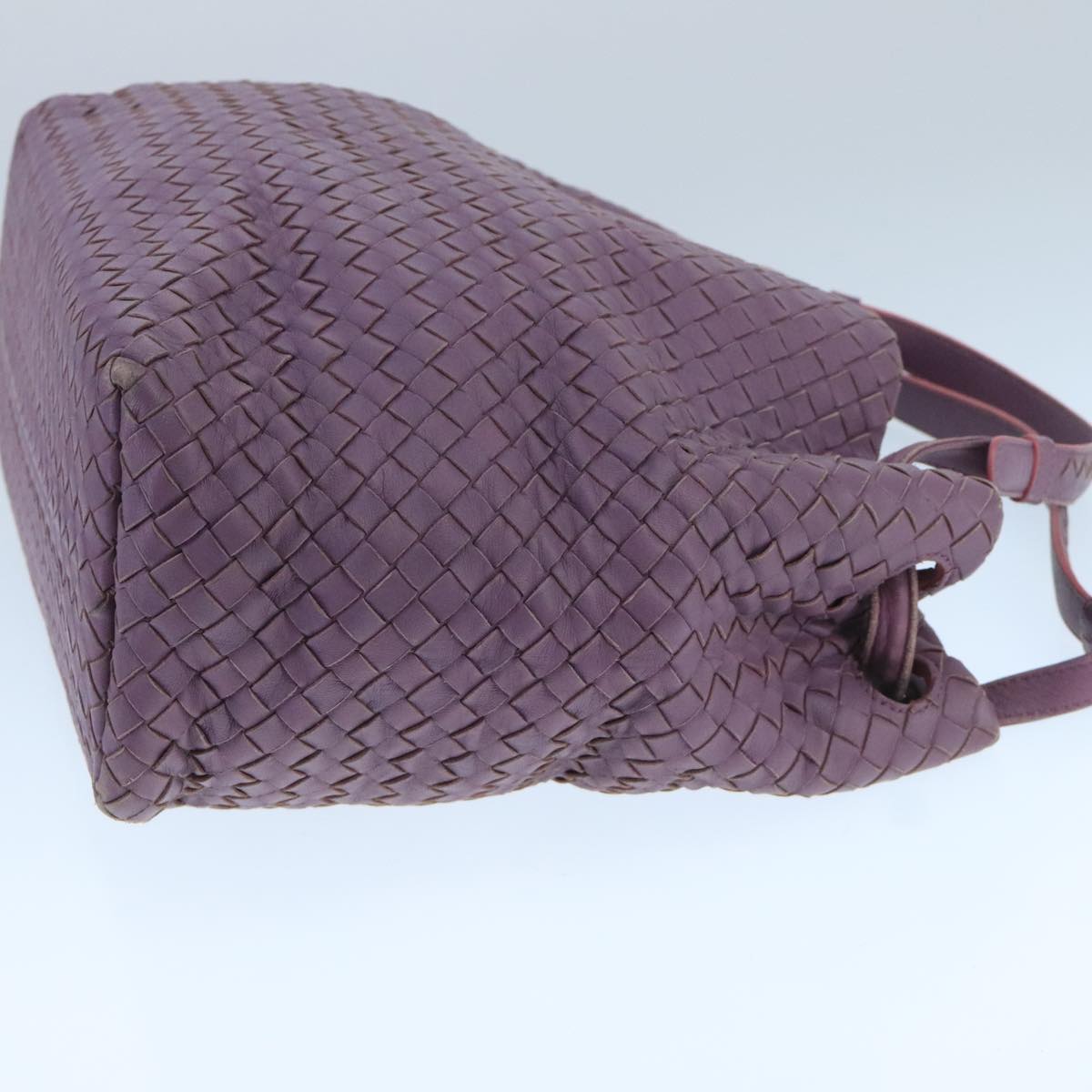 Bottega Veneta Garda, Purple, Leather, handbag