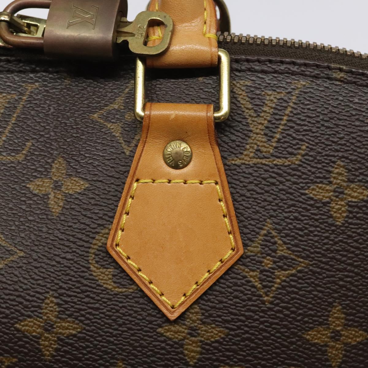 Louis Vuitton Alma, Brown, Canvas, handbag