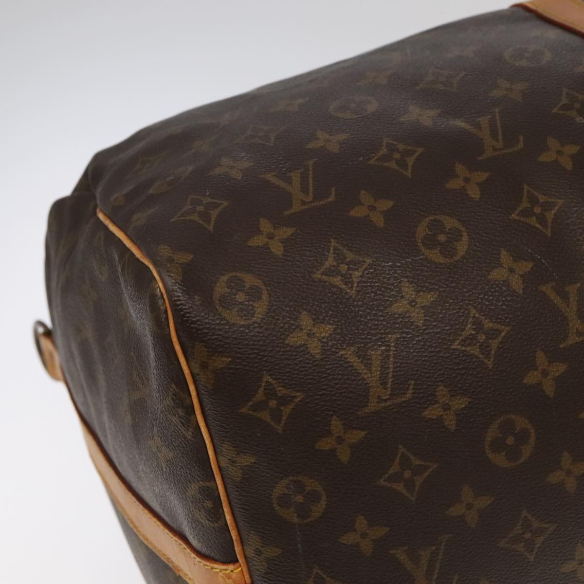 Louis Vuitton Keepall Bandoulière 60, Brown, Canvas, travel