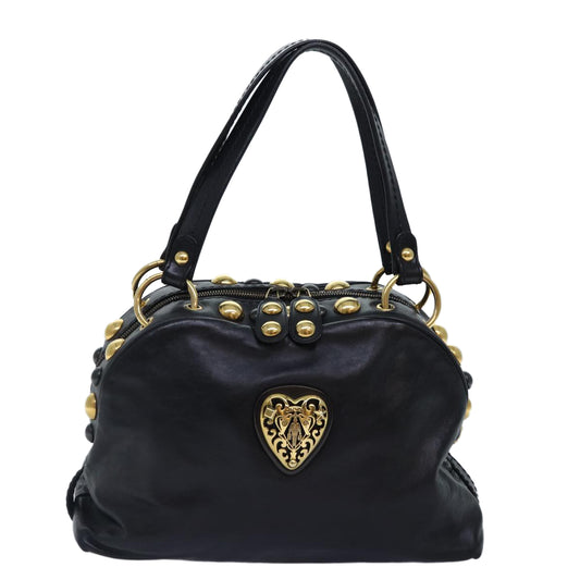 Gucci Babouska, Black, Leather, handbag