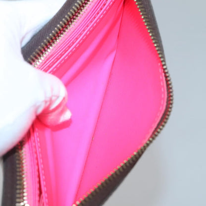 Louis Vuitton Zippy wallet, Pink, Canvas, wallet