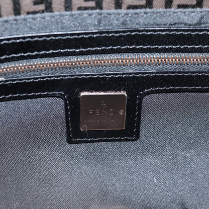 Fendi Baguette, Brown, Canvas, shoulder
