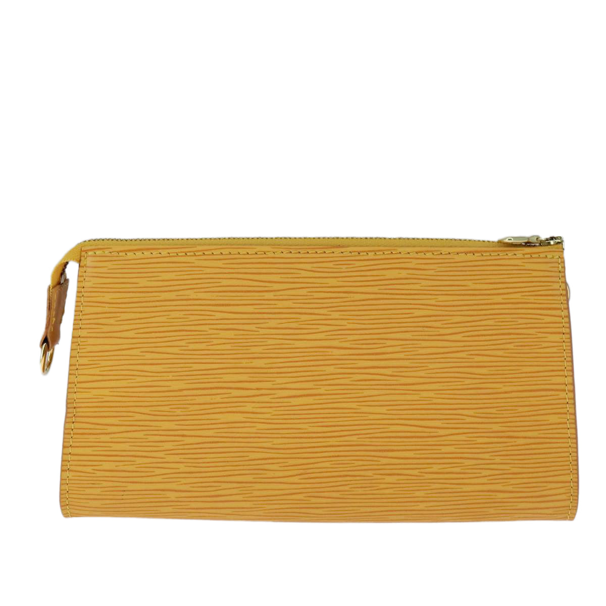 Louis Vuitton Pochette Accessoire, Yellow, Leather, clutch