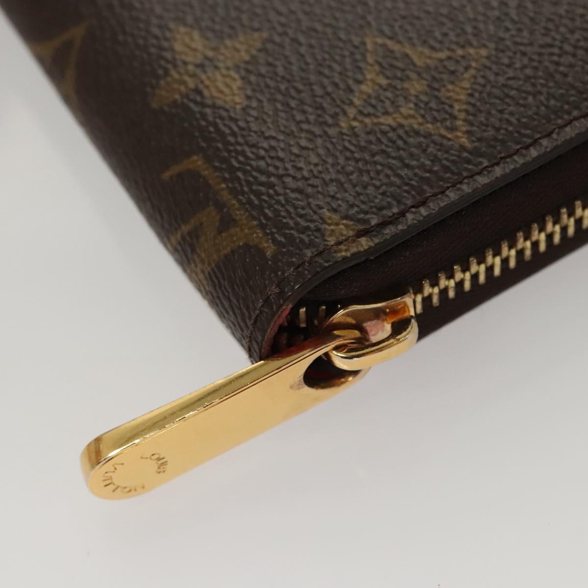Louis Vuitton Portefeuille zippy, Brown, Canvas, wallet