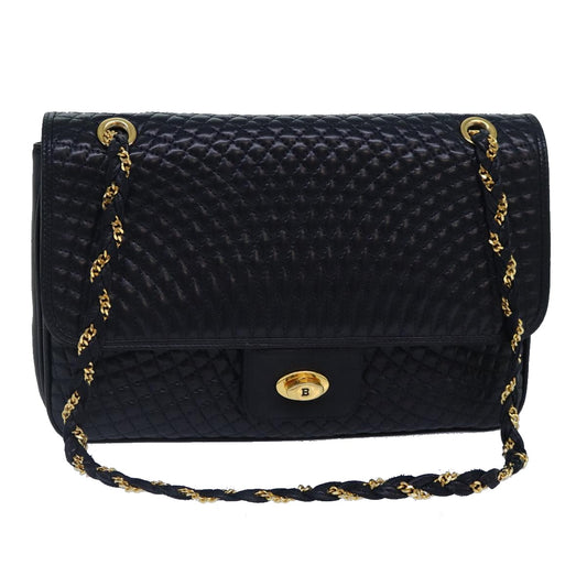 Bally --, Navy, Leather, shoulder