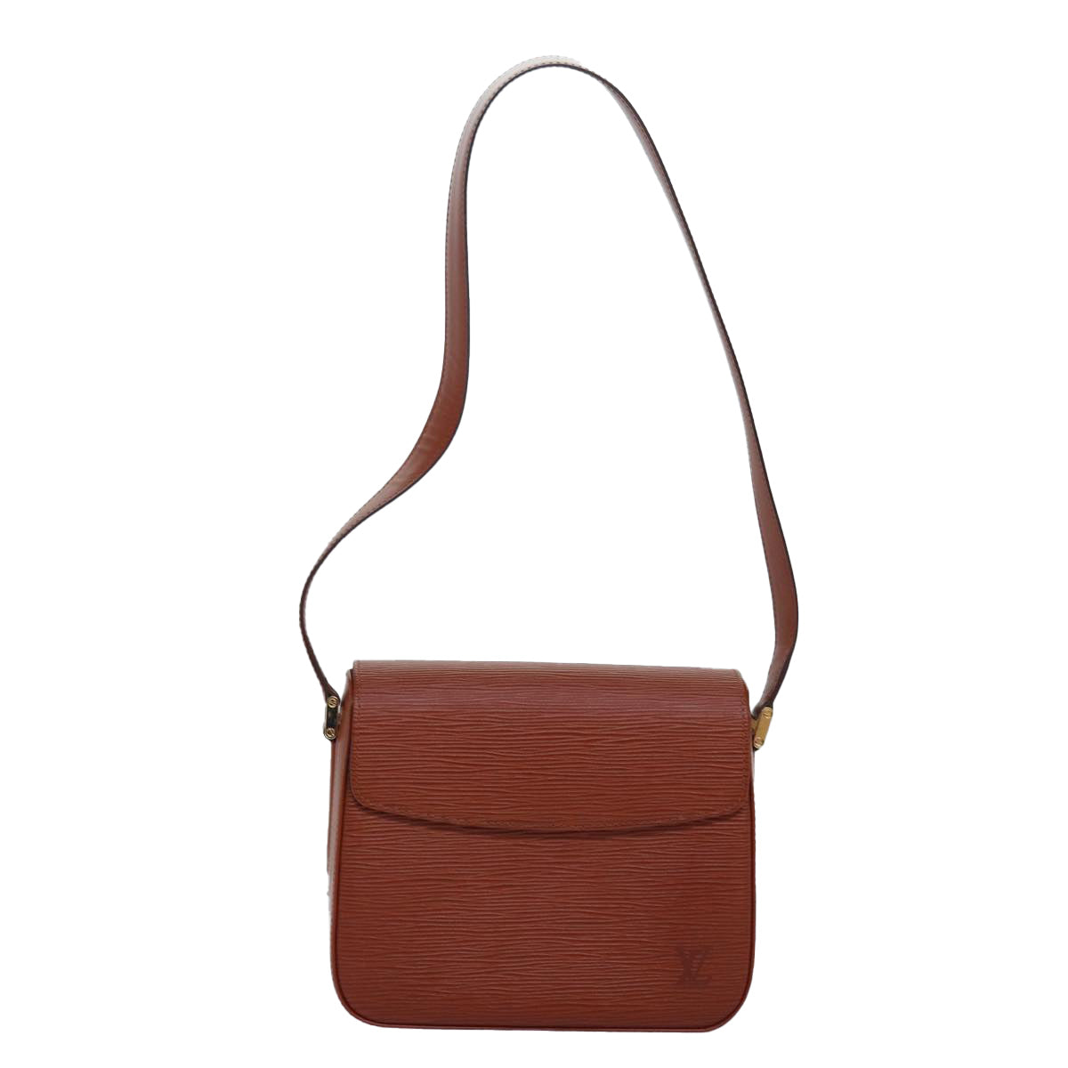 Louis Vuitton buci, Brown, Leather, shoulder