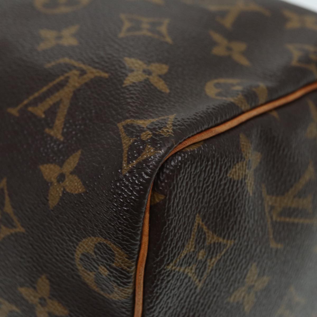 Louis Vuitton Speedy 25, Brown, Canvas, handbag