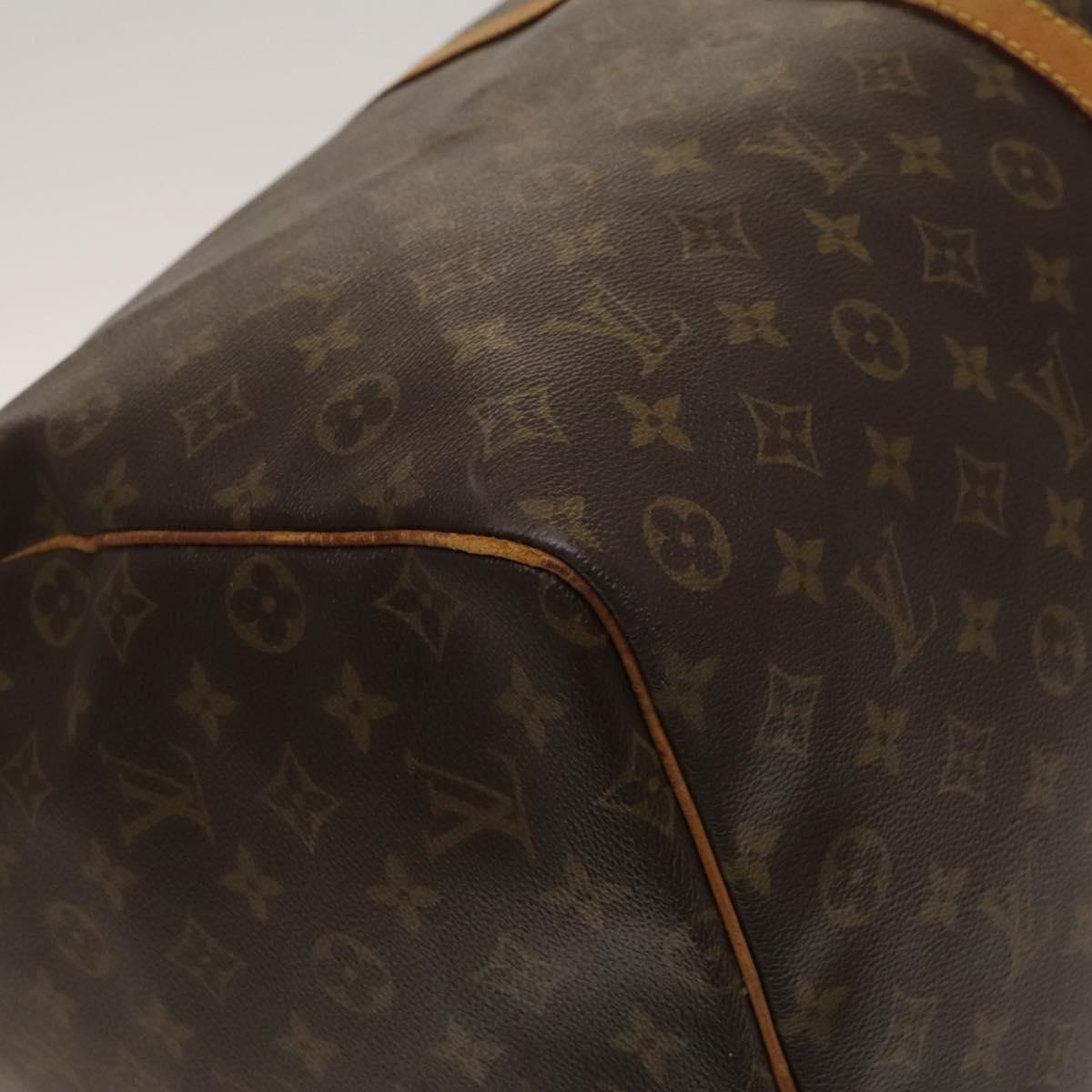 Louis Vuitton Keepall 60, Brown, Canvas, travel