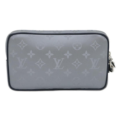Louis Vuitton Satellite, Silver, Canvas, clutch