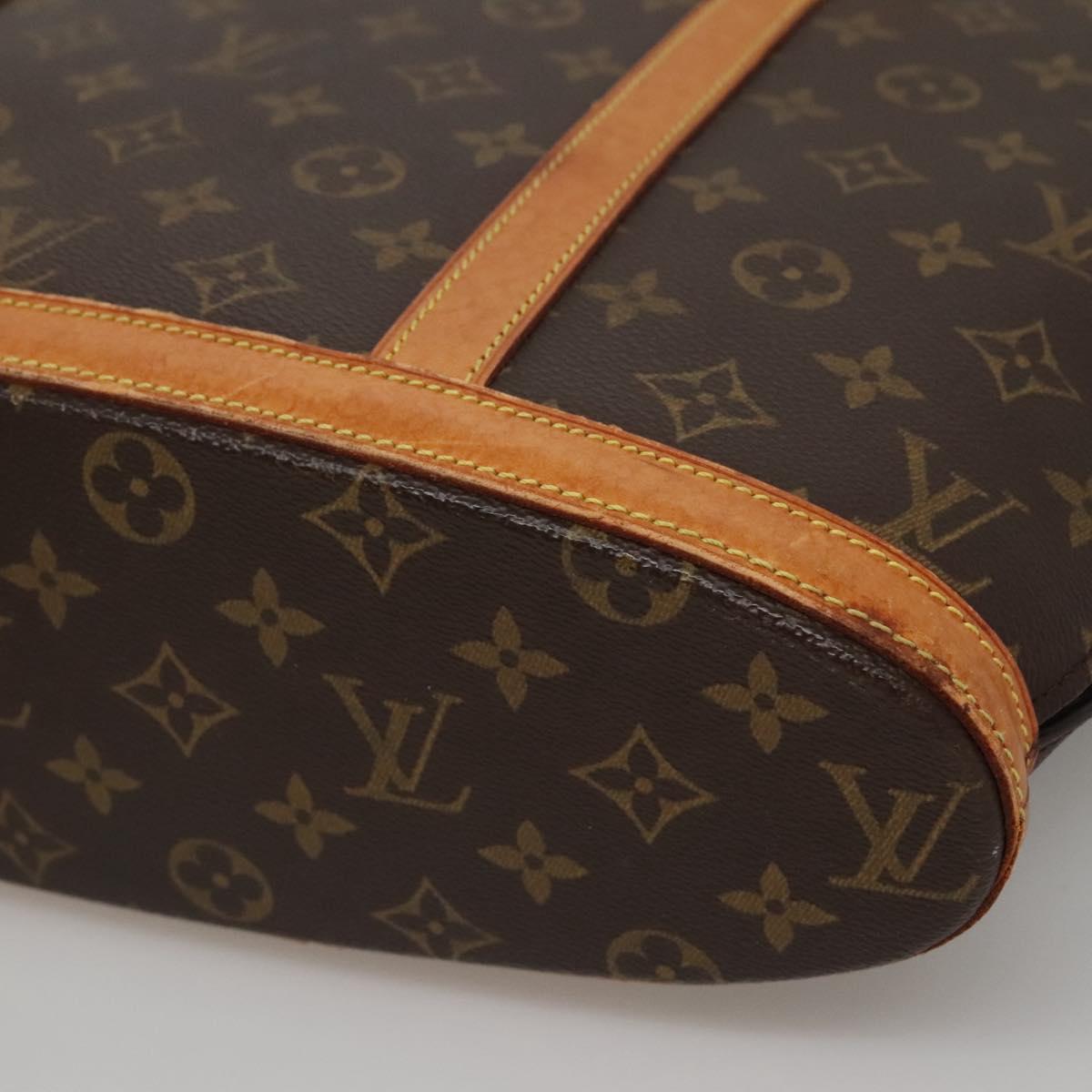 Louis Vuitton Babylone, Brown, Canvas, tote