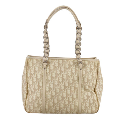 Dior Romantique, Beige, Canvas, shoulder