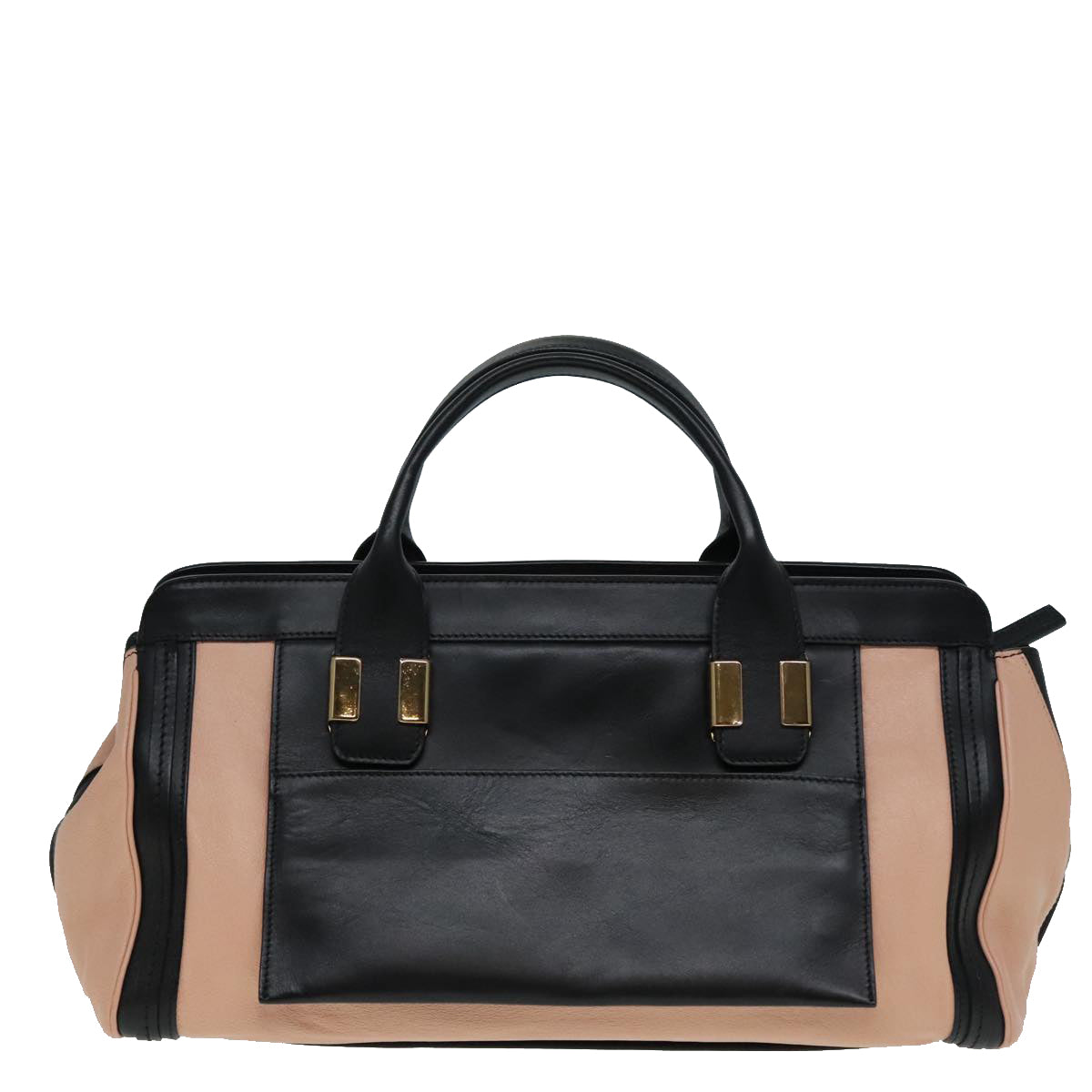 Chloé Alice, Black, Leather, handbag